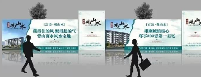 保定错落形地产围挡